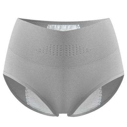 High Waist Leak Proof Cotton Period Panties Plus Size Women Briefs 9