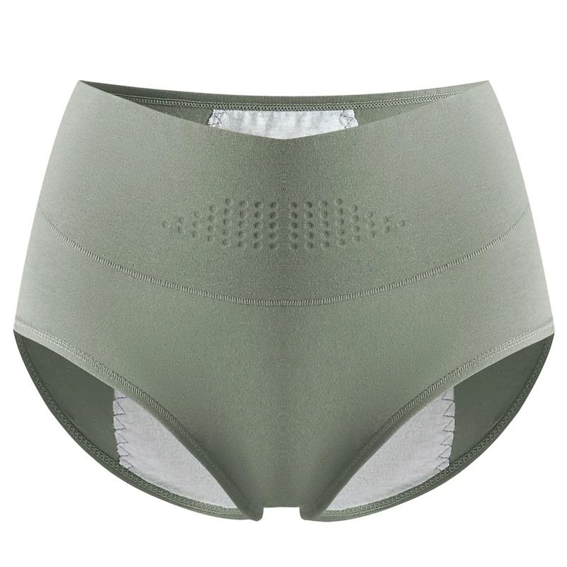High Waist Leak Proof Cotton Period Panties Plus Size Women Briefs 10