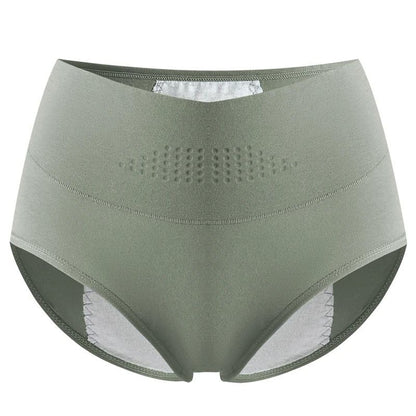 High Waist Leak Proof Cotton Period Panties Plus Size Women Briefs 10