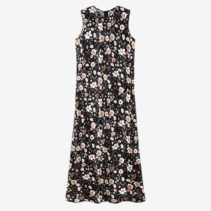 Spring Summer Satin Maxi Dress With Knitted Top  Elegant 2Piece Set For Women 16
