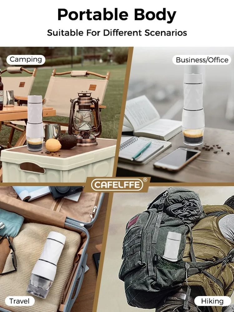 3 In 1 Portable Manual Espresso Maker Coffee Machine For Capsules And Ground Coffee 5