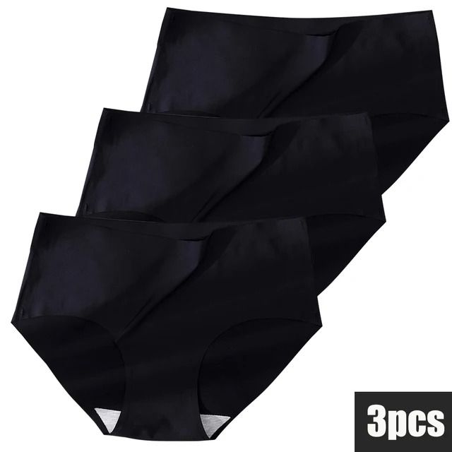 Ice Silk Seamless Plus Size Womens Underwear Soft Breathable Invisible Comfort 7