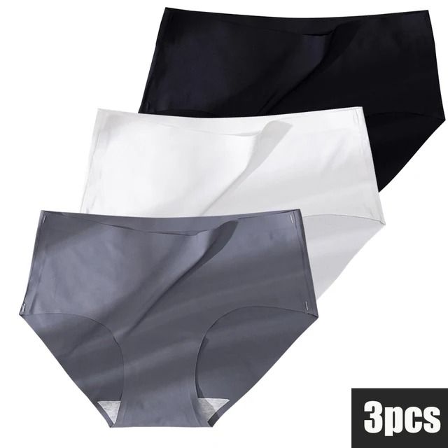 Ice Silk Seamless Plus Size Womens Underwear Soft Breathable Invisible Comfort 8