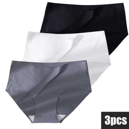 Ice Silk Seamless Plus Size Womens Underwear Soft Breathable Invisible Comfort 8