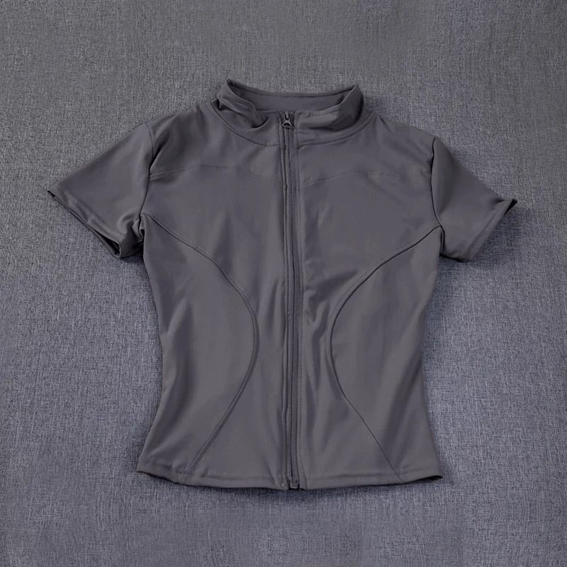 WaistSlimming Zip Up Top For Women Lightweight And Quick Dry 4