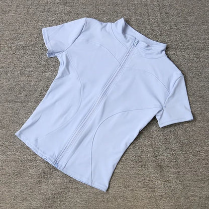 WaistSlimming Zip Up Top For Women Lightweight And Quick Dry 7