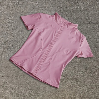 WaistSlimming Zip Up Top For Women Lightweight And Quick Dry 11