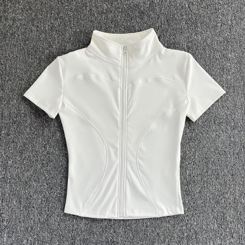WaistSlimming Zip Up Top For Women Lightweight And Quick Dry 12