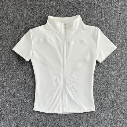 WaistSlimming Zip Up Top For Women Lightweight And Quick Dry 12
