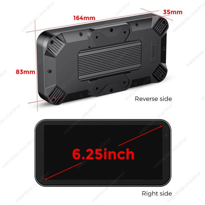 Waterproof Motorcycle GPS With CarPlay Android Auto And Optional DVR TPMS 5