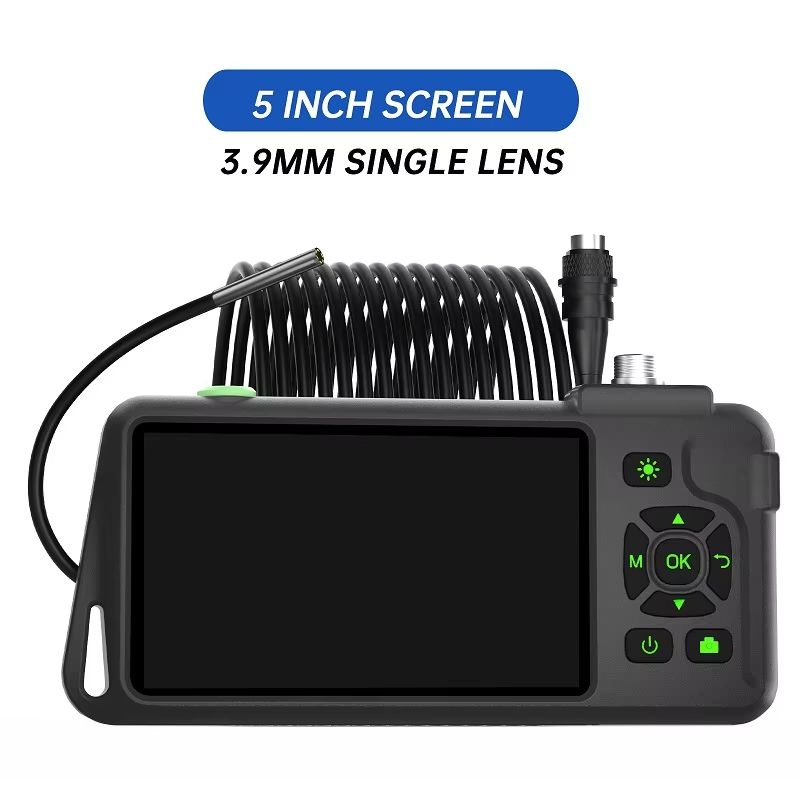 5Inch IPS Screen Industrial Endoscope Camera  HD 1080P Autofocus Borescope With Waterproof Lens Opt 8
