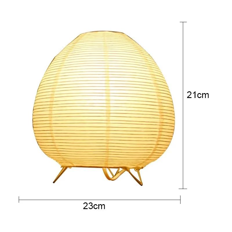 Japanese Lantern LED Table Lamp  Rice Paper Bedside Light For Living Room Bedroom Or Study 7