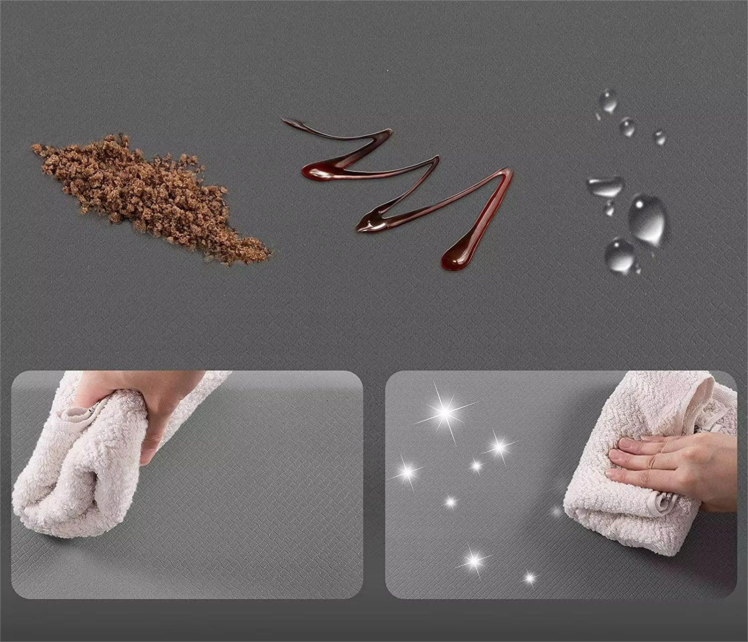 AntiFatigue Kitchen Mat  Waterproof NonSlip Standing Rug For Comfort  Support 2