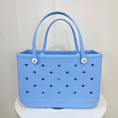 Extra Large Waterproof Beach Tote Bag  Durable EVA Rubber Picnic Travel And Shopping Storage Handba 11