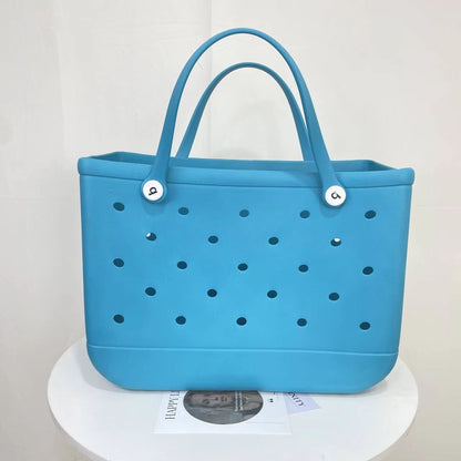 Extra Large Waterproof Beach Tote Bag  Durable EVA Rubber Picnic Travel And Shopping Storage Handba 12