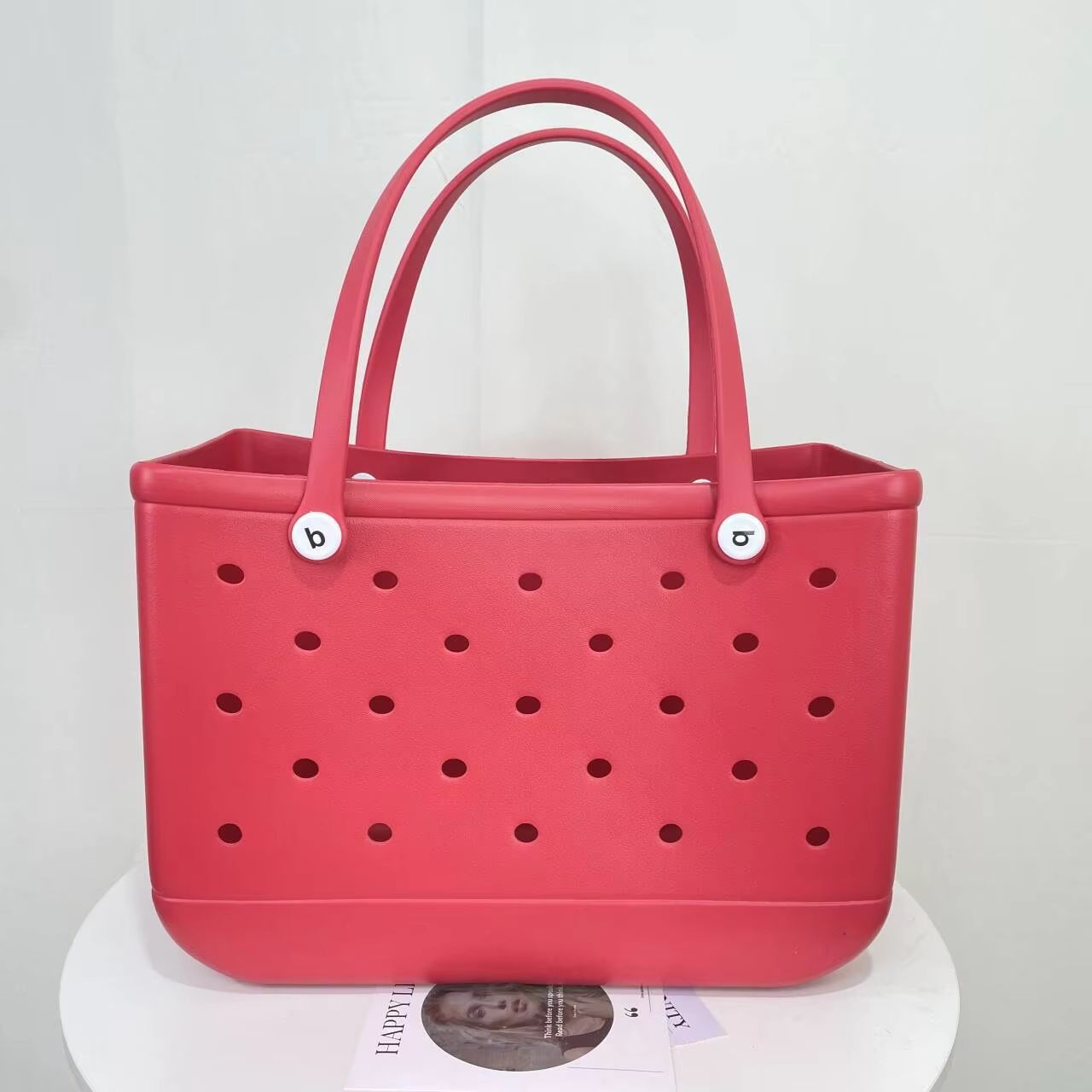 Extra Large Waterproof Beach Tote Bag  Durable EVA Rubber Picnic Travel And Shopping Storage Handba 13