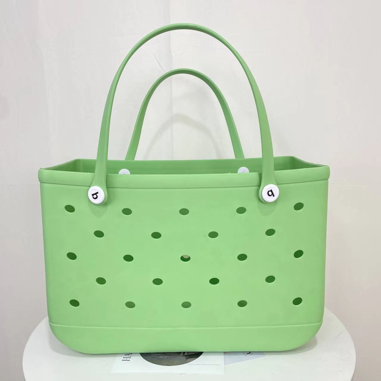 Extra Large Waterproof Beach Tote Bag  Durable EVA Rubber Picnic Travel And Shopping Storage Handba 17