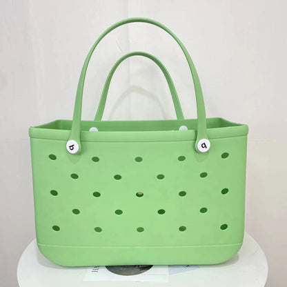 Extra Large Waterproof Beach Tote Bag  Durable EVA Rubber Picnic Travel And Shopping Storage Handba 17