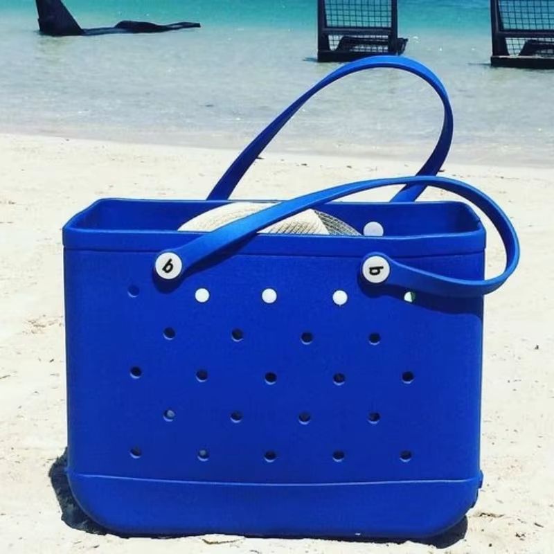 Extra Large Waterproof Beach Tote Bag  Durable EVA Rubber Picnic Travel And Shopping Storage Handba 4