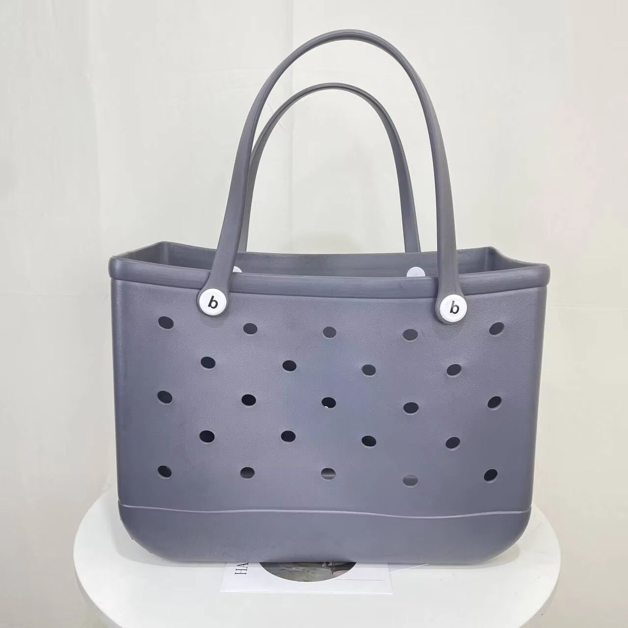 Extra Large Waterproof Beach Tote Bag  Durable EVA Rubber Picnic Travel And Shopping Storage Handba 19