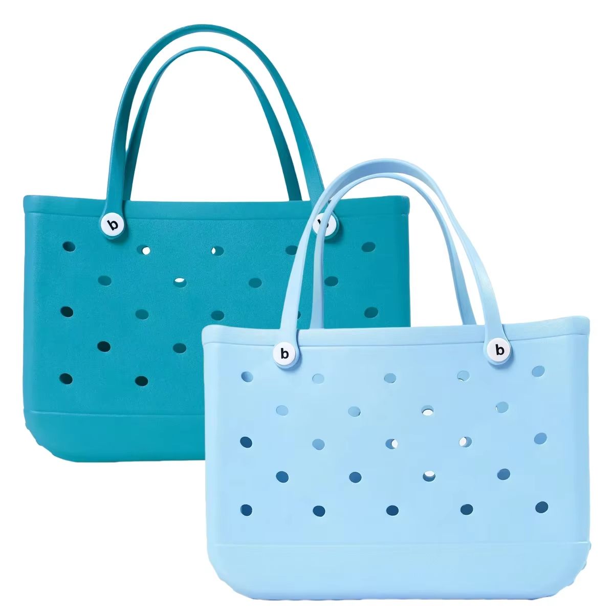 Extra Large Waterproof Beach Tote Bag  Durable EVA Rubber Picnic Travel And Shopping Storage Handba 22