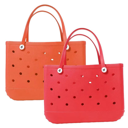 Extra Large Waterproof Beach Tote Bag  Durable EVA Rubber Picnic Travel And Shopping Storage Handba 23