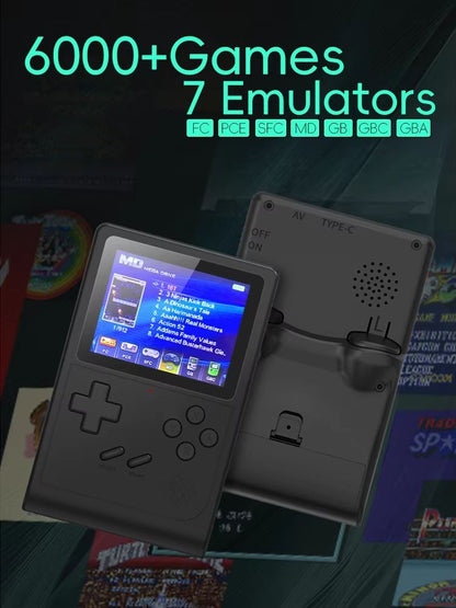 Portable Retro Handheld Game Console  Mini Video Gaming System With NES SNES GBA And Game Boy Emula 1