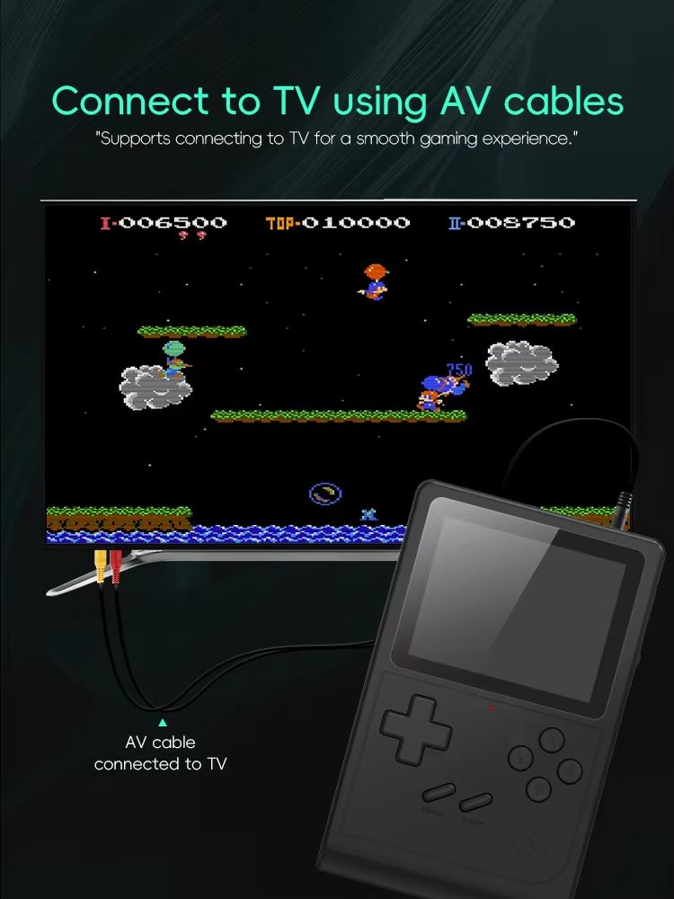 Portable Retro Handheld Game Console  Mini Video Gaming System With NES SNES GBA And Game Boy Emula 4