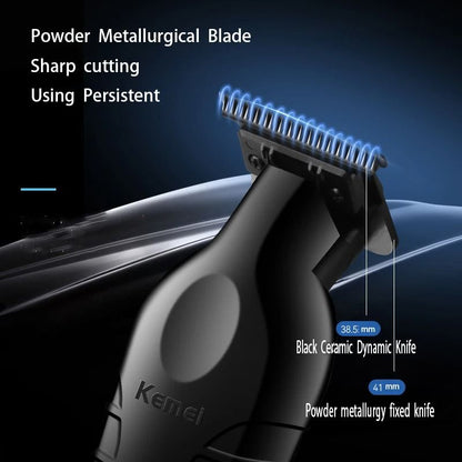 Professional Mens Hair Clipper Kit Rechargeable Electric Trimmer And Shaver 1