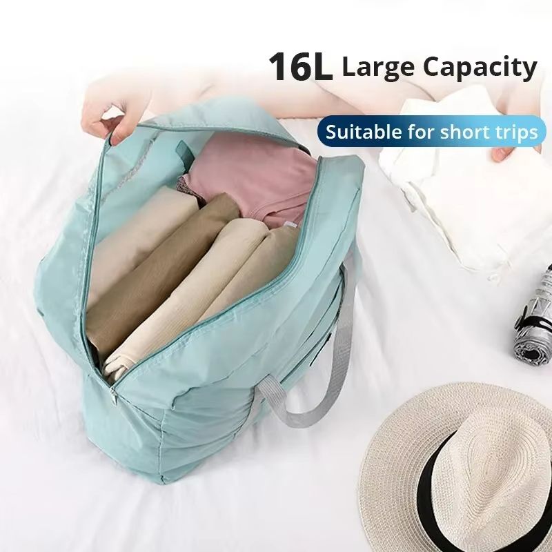 2Pack Foldable Travel Duffel Bag  Lightweight CarryOn Weekender Overnight Gym And Hospital Tote For 2