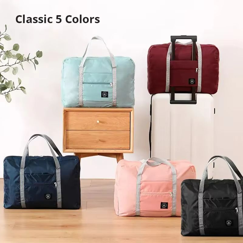 2Pack Foldable Travel Duffel Bag  Lightweight CarryOn Weekender Overnight Gym And Hospital Tote For 3
