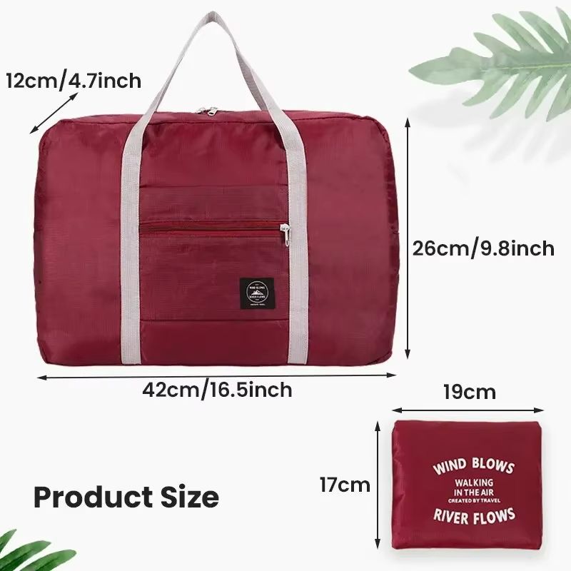 2Pack Foldable Travel Duffel Bag  Lightweight CarryOn Weekender Overnight Gym And Hospital Tote For 5