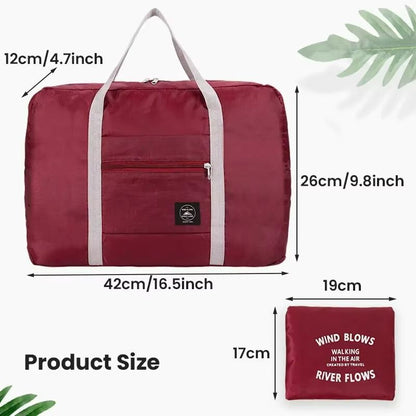 2Pack Foldable Travel Duffel Bag  Lightweight CarryOn Weekender Overnight Gym And Hospital Tote For 5