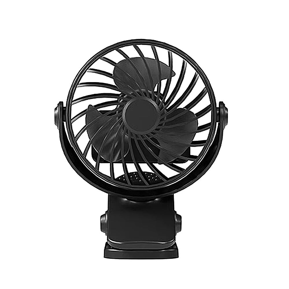 Rechargeable 720 Rotating Clip Fan With Nightlight  Portable Small Fan For Home Office Dorm And Out 7