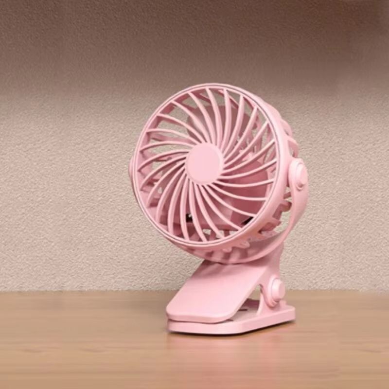 Rechargeable 720 Rotating Clip Fan With Nightlight  Portable Small Fan For Home Office Dorm And Out 8