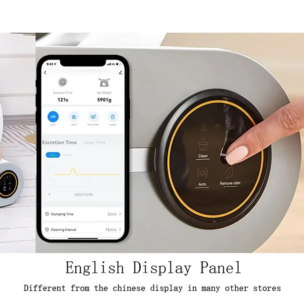 Automatic Smart Cat Litter Box Self Cleaning Large Capacity Enclosed Design 2