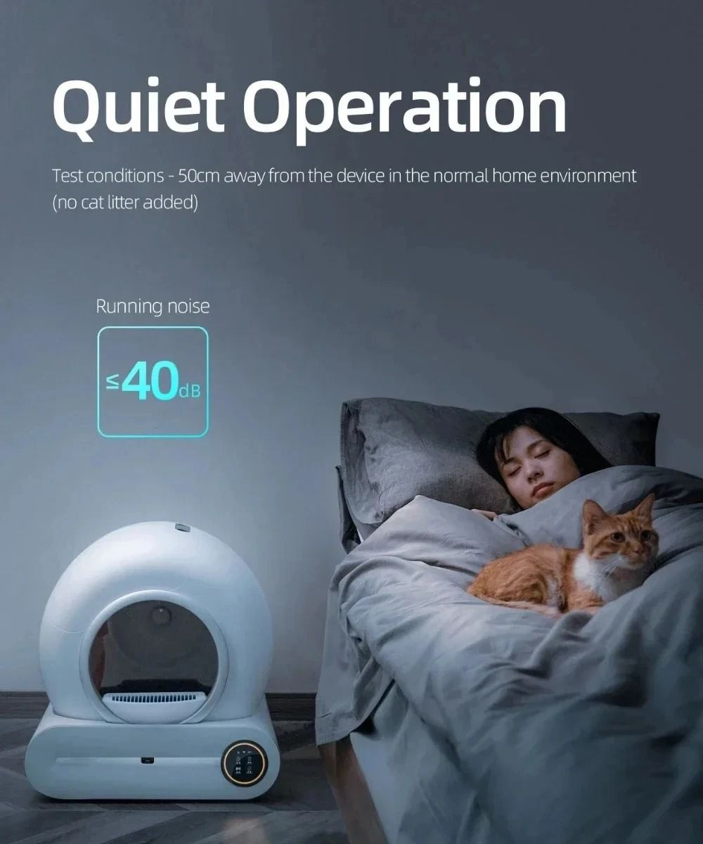 Automatic Smart Cat Litter Box Self Cleaning Large Capacity Enclosed Design 3