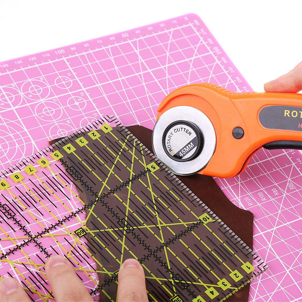 Rotary Cutter Leather Cutting Tool Fabric Circular Blade Knife For DIY Sewing Quilting Patchwork Cr 4