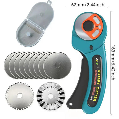 Rotary Cutter R45mm Patchwork Roller, Fabric Quilting Cutting Tools for Cloth, Leather Paper Craft and Sewing
