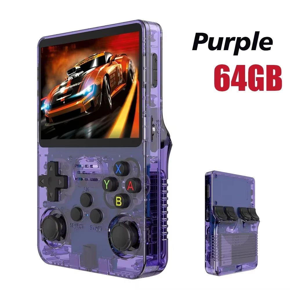 R36S Portable Retro Game Console 128G  Open Source Linux Handheld With 35 IPS Screen And 64GB Prelo 11