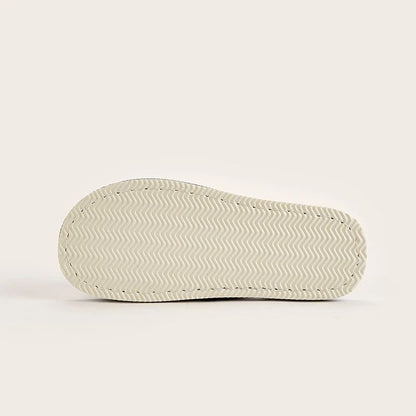 Home Linen Slippers Unisex Breathable Indoor Lightweight Comfort 1