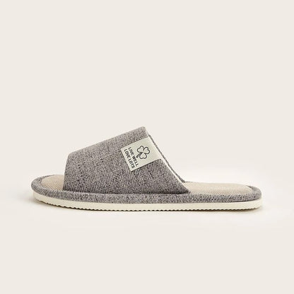 Home Linen Slippers Unisex Breathable Indoor Lightweight Comfort 4