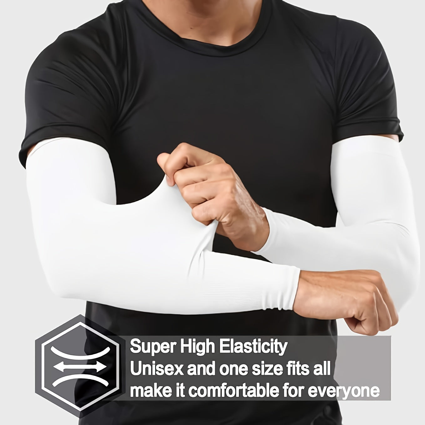 Breathable Cooling Arm Sleeves For Sun Protection Pack Of Unisex UV Arm Covers For Cycling Running  3
