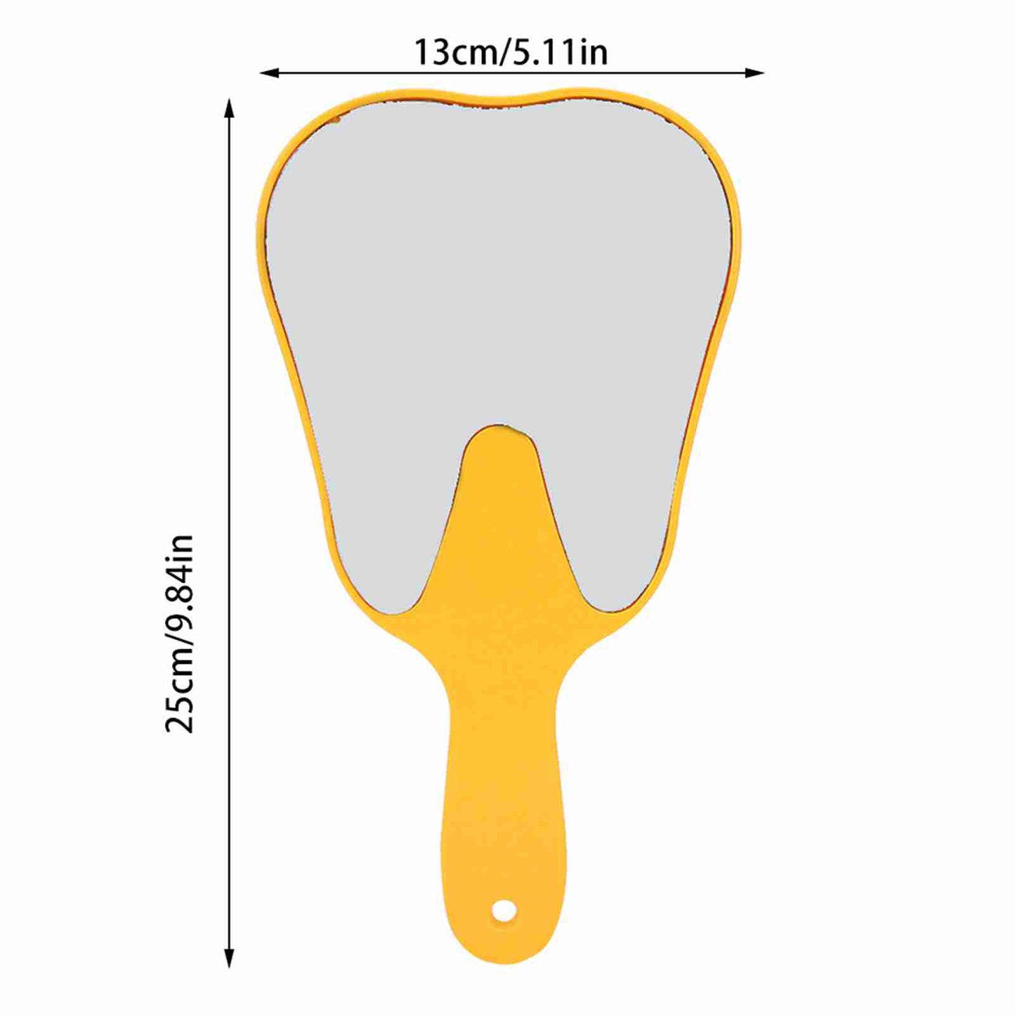 Cute Handheld Mirror With Handle Compact Makeup Mirror Tool Fashionable Plastic Handle Hand Mirror  4