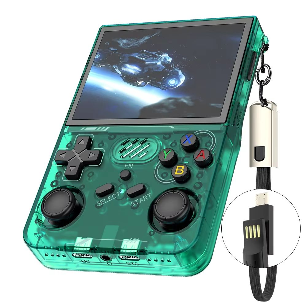 Retro Handheld Game Console R36XX  35 IPS Screen Portable Video Player With WiFi  ArkOS System 10