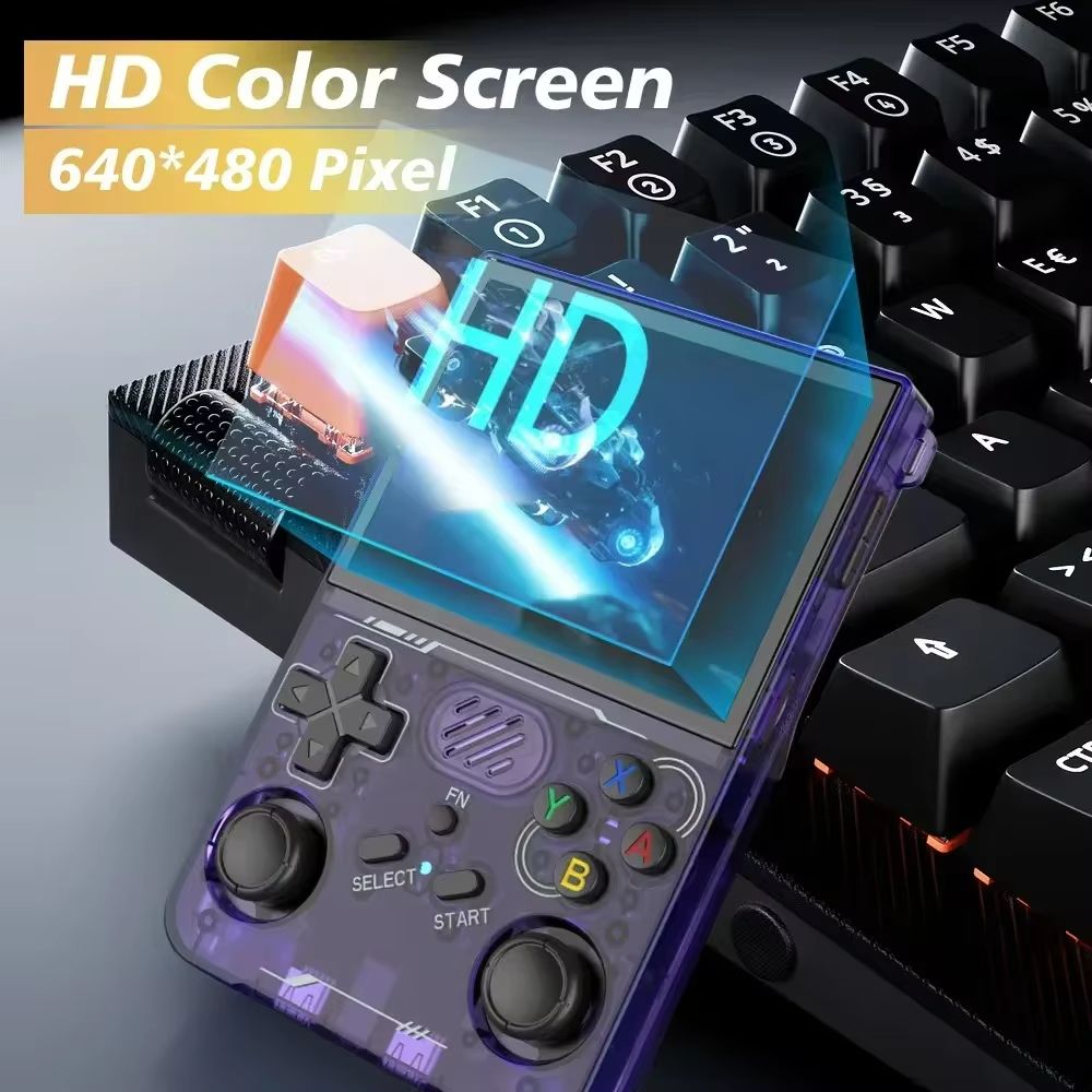 Retro Handheld Game Console R36XX  35 IPS Screen Portable Video Player With WiFi  ArkOS System 2