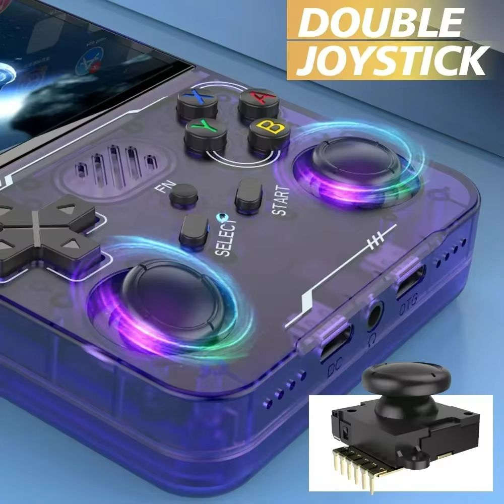 Retro Handheld Game Console R36XX  35 IPS Screen Portable Video Player With WiFi  ArkOS System 3