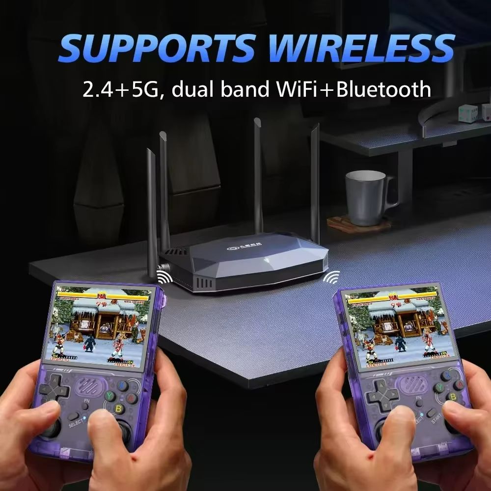 Retro Handheld Game Console R36XX  35 IPS Screen Portable Video Player With WiFi  ArkOS System 4