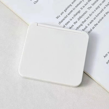 Portable 2-Face Makeup Mirror Square, Compact Hand Pocket Double-Sided Makeup Mirror, Cute Girls Gift Multiple Colors