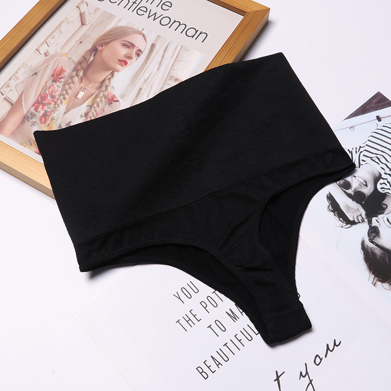 High Waist Trainer for Women, Tummy Control Shapewear, Butt Lifting Thong Panty for Full Body Shaping
